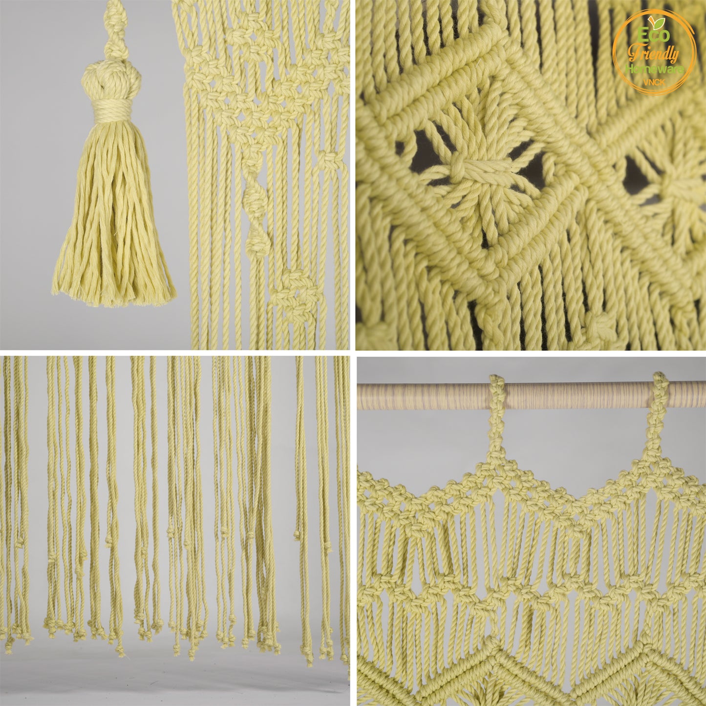 Macrame Beaded Curtains for Doorways, Door Window Curtains, Macromay Wall Decor, Macrame Curtain Panel, Macrame Door Curtains Boho Wedding Decor